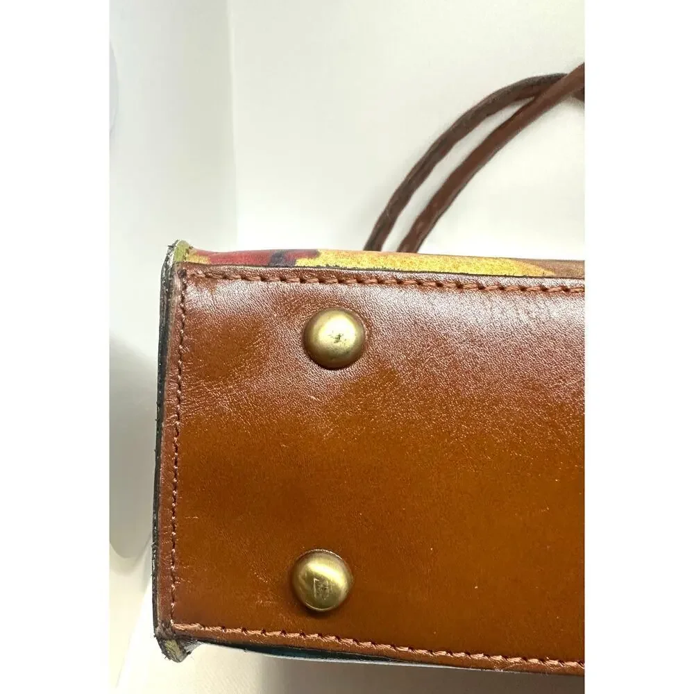 PATRICIA NASH Calvi Satchel Watercolor Butterfly Purse Heritage Collection